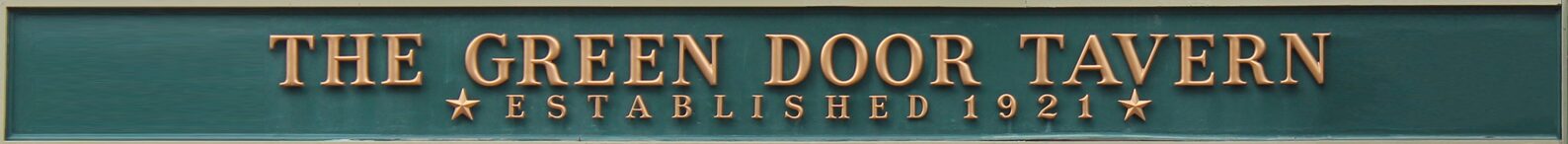 Green Door Tavern River North Chicago logo for historic bar and restaurant